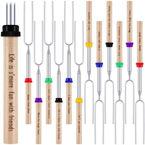 12 Pcs 32 Inch Marshmallow Roasting Sticks Bulk Smores Sticks for Fire Pit Long ... - Image 2