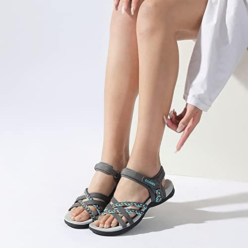 UBFEN Womens Hiking Sandal Sport Sandal Straps with Adjustable Hooks Arch Suppor... - Image 7