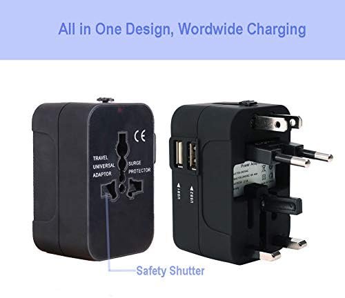 Travel Adapter, Worldwide All in One International Power Adapter Universal Adapt... - Image 5