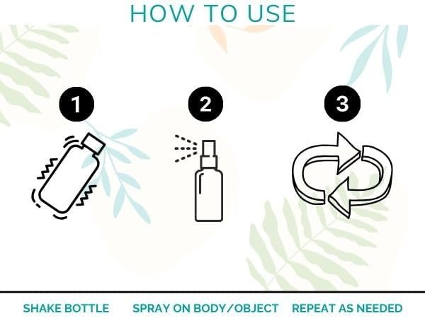 Anti-Bug Spray DEET-Free – Organic, All-Natural Bug Spray Travel Size Made with ... - Image 9