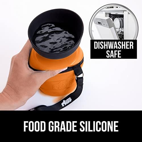 Gorilla Grip No Spill Portable Dog Water Bottle with Built in Bowl, Food Grade S... - Image 7