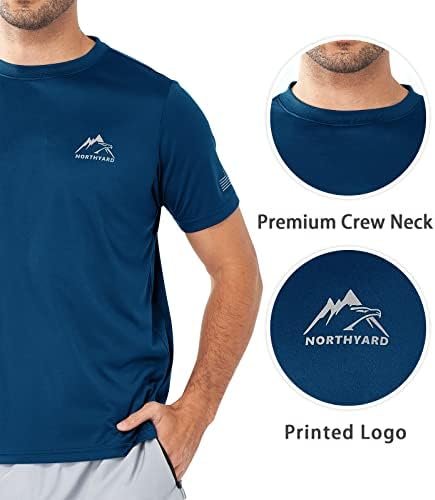 NORTHYARD Men's UPF 50+ Sun Protection Shirts Swim SPF UV Quick Dry Short Sleeve... - Image 5