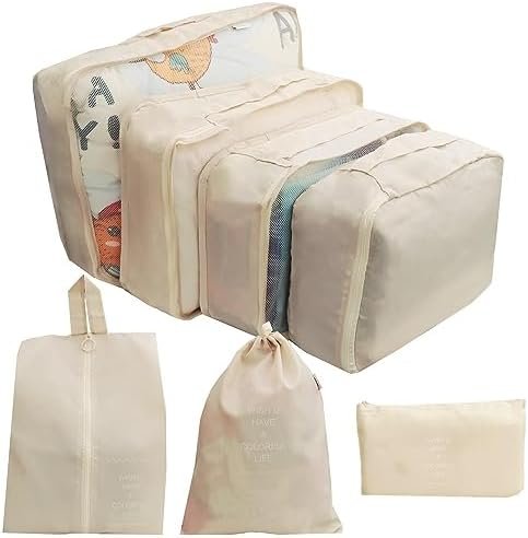7 Set Packing Cubes for Travel - Luggage Organizer Bags - Travel Packing Organiz... - Image 2