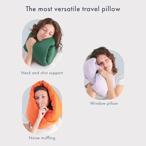 Huzi Infinity Pillow - Travel Neck Pillow - Versatile Soft 360 Support Scarf - M... - Image 5