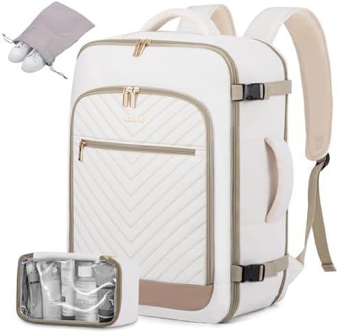LOVEVOOK Travel Backpack For Women,40L Carry On Backpack Flight Approved,TSA Per... - Image 2
