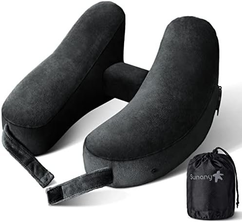 Neck Pillow for Travel Inflatable Airplane Pillow Comfortably Supports Head, Nec... - Image 2