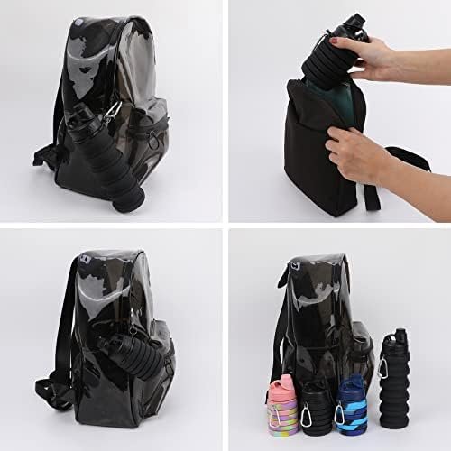 Collapsible Water Bottle for Adults, Boys, Students, Kids, Reusable Silicone Fol... - Image 7