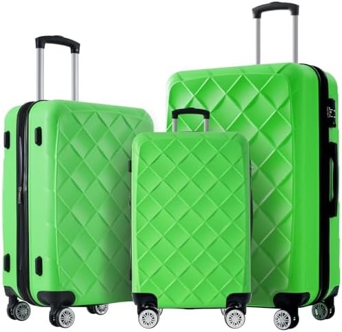 Majnesvon 3 Piece Expandable Luggage with TSA Lock PC, Lightweight Suitcase with... - Image 2