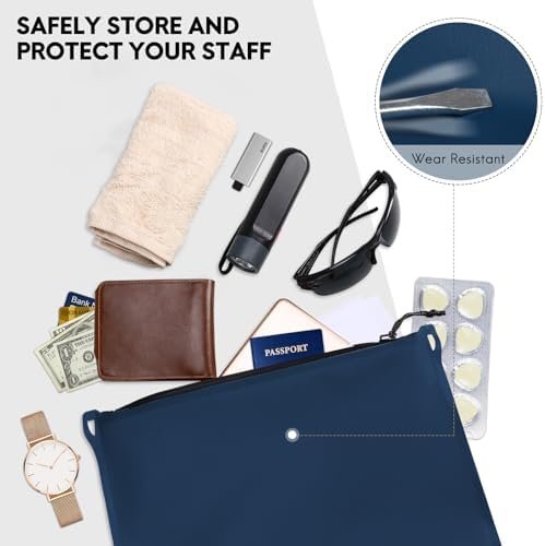 Haimont Waterproof Pouch, Small Waterproof Dry Bag with Zipper for Travel Boatin... - Image 5