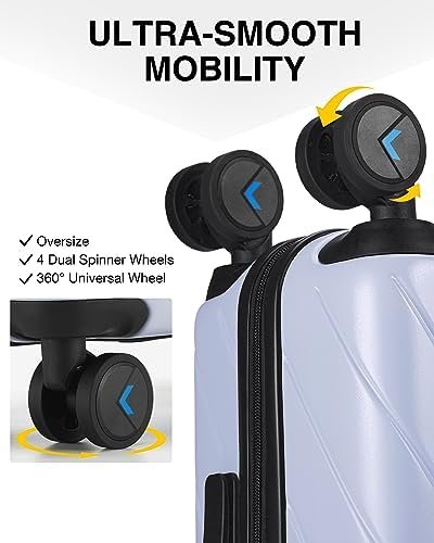 BAGSMART Carry On Luggage 22x14x9 Airline Approved, 20 Inch Lightweight Carry On... - Image 5