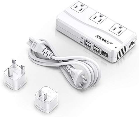 BESTEK Universal Travel Adapter 220V to 110V Voltage Converter with 6A 4-Port US... - Image 2