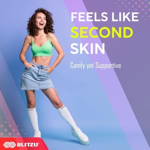 BLITZU Compression Socks For Women & Men Support Socks For Circulation, Compress... - Image 6