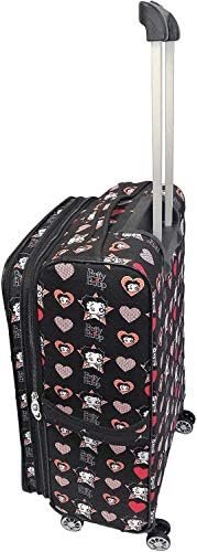 Betty Boop 3 pcs luggage set black kick 4 pairs wheels Expandable Spinner 28" - Image 4