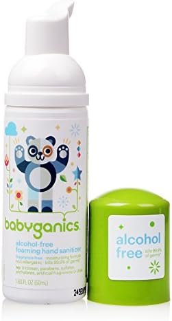 Babyganics Alcohol-Free Foaming Hand Sanitizer, On-The-Go, Fragrance Free, 1.69 ... - Image 4