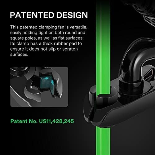 VIVOSUN AeroWave A6 6-Inch Clip-on Fan, Patented Portable Indoor Fan with Clip, ... - Image 5