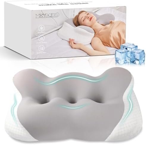 Cervical Neck Pillows for Neck and Shoulder Pain Relief,Odorless Memory Foam Pil... - Image 2