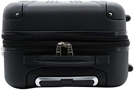 Travelers Club Chicago Hardside Expandable Spinner Luggage, Black, 5 Piece Set - Image 10