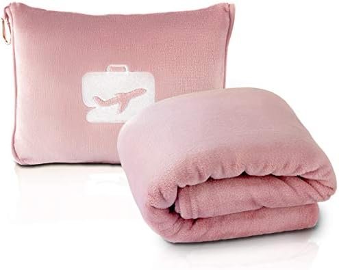 EverSnug Travel Blanket and Pillow - Premium Soft 2 in 1 Airplane Blanket with S... - Image 2