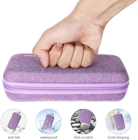 Insulin Cooler Travel Case,EVA Insulation Travel Medicine Kit with 2 Ice Packs f... - Image 3