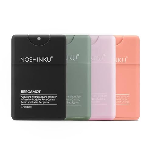 Noshinku Refillable Pocket Hand Sanitizer Discovery 4-Pack | Organic Sanitizing ... - Image 2