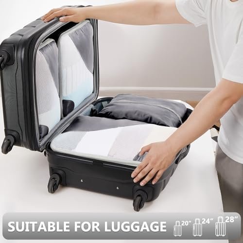 OlarHike 8 Set Packing Cubes for Travel, Luggage Organizer Bags for Travel Acces... - Image 5