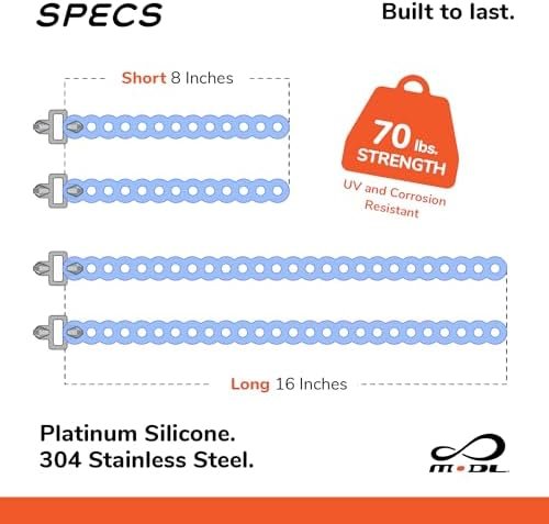 MODL Infinity Tool 2.0 Modular Straps (4-Pack) - Flexible Multi-Tool, Utility B... - Image 4