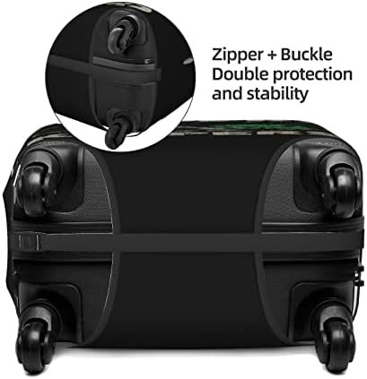 Bigfoot Sasquatch Believe with UFO and Aliens Luggage Cover Elastic Travel Suitc... - Image 5