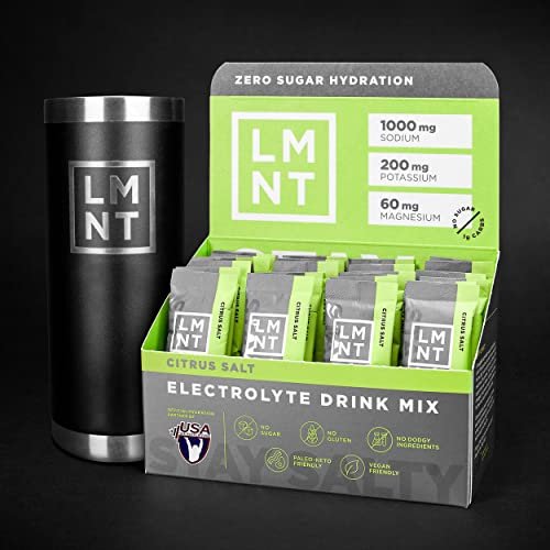 LMNT Zero Sugar Electrolytes - Citrus Salt | Drink Mix | 30 Count - Image 4