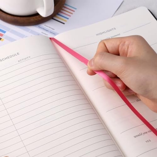Koogel Travel Journal Notebook, Black Guided Notebook for Travelers Plan 5.7" x ... - Image 7