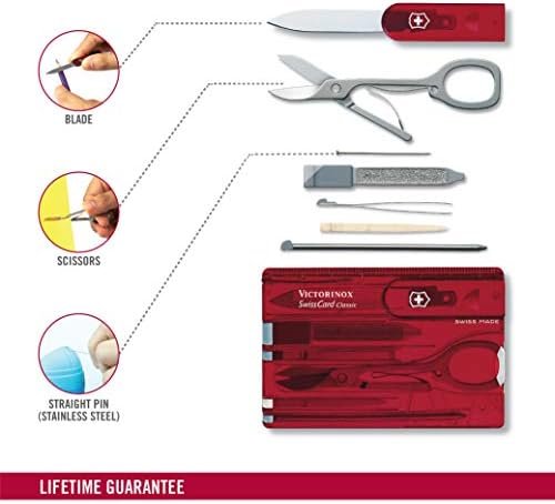 Victorinox Swiss Army Swiss Card, Translucent Ruby - Image 5