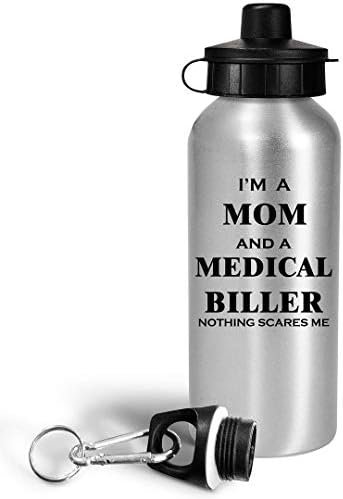 Gifts for Medical Biller Mom Women Water Bottle Tumbler Portable Drinkware - Hea... - Image 3