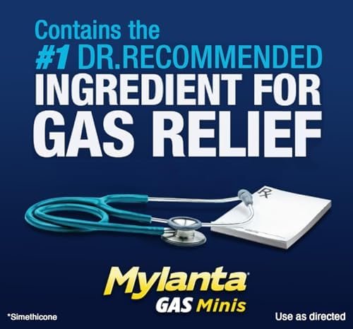 Mylanta Gas Relief Tablets, Gas Minis, Assorted Fruit, 50 Count (Pack of 1) - Image 8