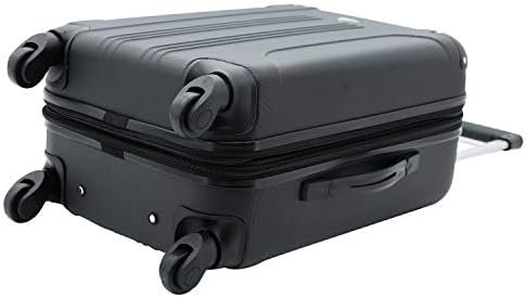 Travelers Club Chicago Hardside Expandable Spinner Luggage, Black, 5 Piece Set - Image 7