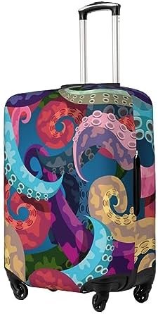 Octopus Travel Luggage Protector Suitcase Cover Washable Luggage Cover Wheeled S... - Image 9