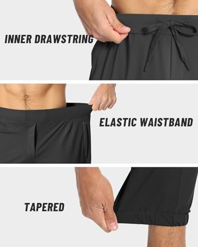 CANGHPGIN 4-Way Stretch Golf Joggers Pants Men Lightweight Travel Pants Casual, ... - Image 6