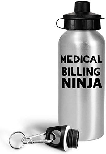Medical Billing Ninja Water Bottle Tumbler Portable Drinkware - Gifts for Biller... - Image 3