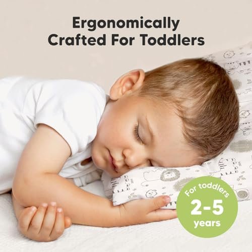 Toddler Pillow with Pillowcase - 13x18 My Little Dreamy Pillow, Organic Cotton T... - Image 3