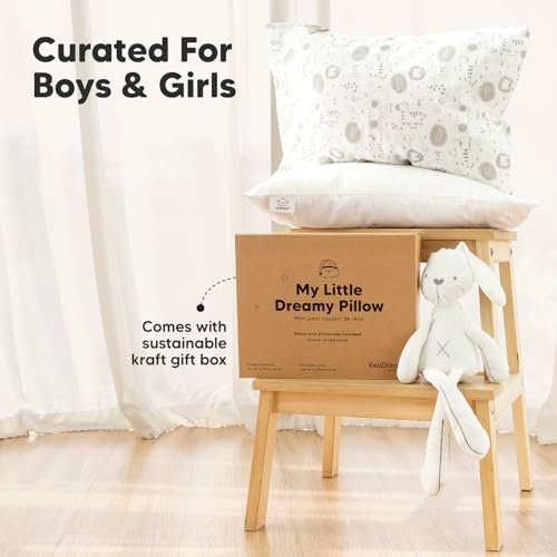 Toddler Pillow with Pillowcase - 13x18 My Little Dreamy Pillow, Organic Cotton T... - Image 10