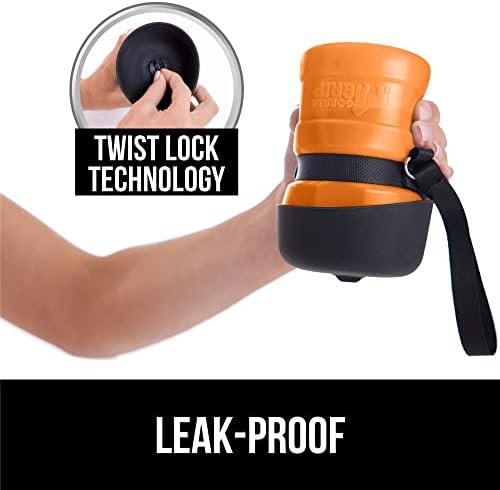 Gorilla Grip No Spill Portable Dog Water Bottle with Built in Bowl, Food Grade S... - Image 5