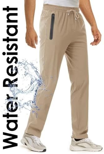Boladeci Men's Hiking Pants Lightweight Quick Dry Elastic Waist with Drawstring ... - Image 3