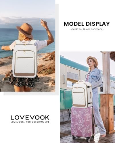 LOVEVOOK Travel Backpack For Women,40L Carry On Backpack Flight Approved,TSA Per... - Image 9