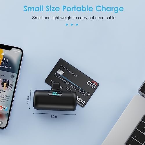Small Portable Charger for iPhone,Upgraded 5000mAh PD Fast Charging Power Bank,M... - Image 6