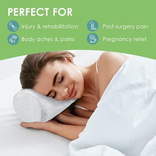 Cushy Form Neck Roll Pillow - Tube Pillow w/Washable Cover - Memory Foam Cylinde... - Image 7