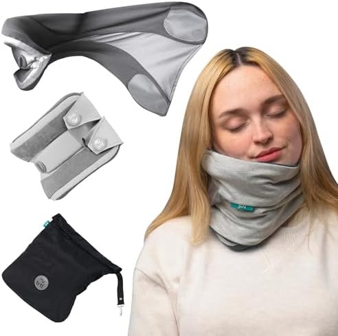 trtl Pillow Plus - Adjustable Neck Pillow for Airplane Travel - Travel Pillow wi... - Image 2