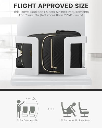 LOVEVOOK Laptop Backpack Purse for Women, Work Travel Computer Bags, College Sch... - Image 9