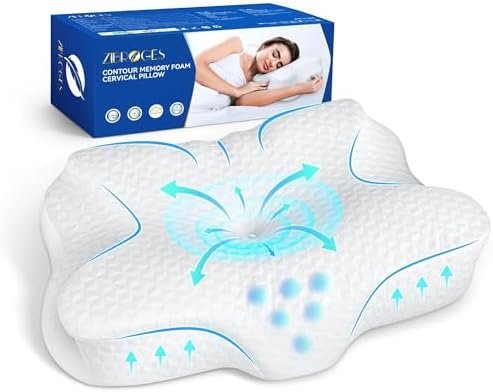 Memory Foam Cervical Pillow - Side Sleeper Pillow Neck Back Shoulder Comfortable... - Image 2