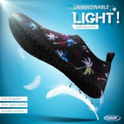 SIMARI Water Shoes for Women Men Swim Aqua Socks Beach Pool Essentials Barefoot ... - Image 6