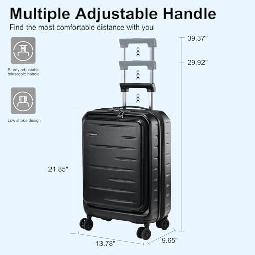 Expandable Carry On Luggage Airline Approved, 20 Inch Lightweight ABS+PC Hard Sh... - Image 10