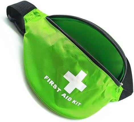 First Aid Fanny Pack First Aid Bag Red Travel Rescue Bag Empty Pouch First Respo... - Image 7