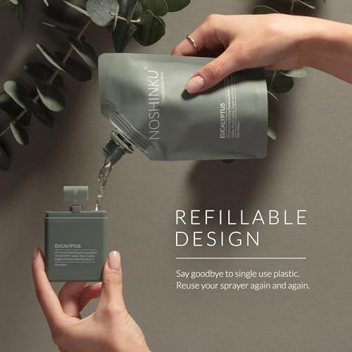 Noshinku Refillable Pocket Hand Sanitizer Discovery 4-Pack | Organic Sanitizing ... - Image 3